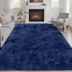 Fluffy 4x6 Area Rugs for Living Room Bedroom: Ultra Soft Shag Rug Non-Slip by Luxturiy