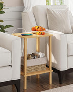 TUTOTAK End Table with Charging Station, Small Side Table with Outlets - Image 5