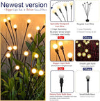 TONULAX Solar Garden Lights 6 Pack - Image 3