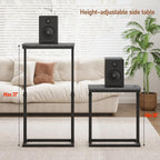TUTOTAK End Table, Side Table, Tall Couch Table, Sofa Table, Living Room - Image 3