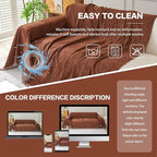 DREAMINGO Sofa Covers Washable Thick Chenille Couch Cover - Image 6