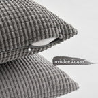 MIULEE Timeless Neutral Pillow Covers 20x20 Inch Set of 4 Mid Century Modern - Image 6
