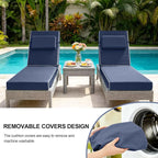 Chaise Lounge Cushions Outdoor 80x26x6 Inch, Fade Resistant 6'' Thicken Outdoor - Image 8