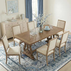 RELEANY Area Rugs 5'x8' Washable Non-Slip, Floral Vintage Distress Print - Image 3