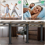 6Pcs Bed Frame Support Leg, Adjustable Height 5.8"-9", Extra Sturdy Steel Bed - Image 4