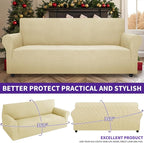 ZNSAYOTX Stretch Oversized Couch Cover Universal Sofa Covers - Image 5