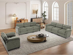 HAOMARKETS Corduroy Sofa Set, Upholstered Armchair and 3-Seater Sofa Sofa Set - Image 6