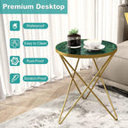HLR Modern Round Side Table, End Table - Image 6