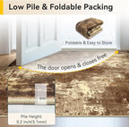 RELEANY Washable Area Rugs Square 8ft Non-Slip Modern Abstract Soft - Image 3