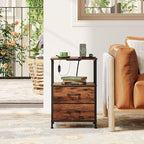 Somdot 2 Drawers Nightstand - Image 7