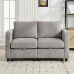 WUTUTUEE 58”Modular Sectional Loveseat Sofa, Modern Love Seat 2 Seater Sofa by WUTUTUEE