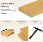 55 Inch Floating Shelves, 12 Inch Deep Floating Shelves - Image 5