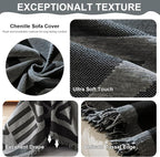 VClife Bohemian Couch Covers for Dog, Minimalism Checkered Sofa Furniture - Image 5