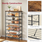 Tajsoon 8 Tier Free Standing Shoe Rack - Image 5