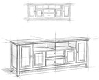 SIMPLIHOME Amherst TV Stand - Image 13