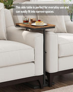 TUTOTAK End Table, Side Table, Tall Couch Table, Sofa Table, Living Room - Image 3