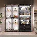 Glass Display Cabinet with Doors, Bookcase - Image 6