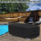 Outdoor Lounge Chair Covers for 4-6 Stackable Patio Chaise Lounge Chairs - Image 7