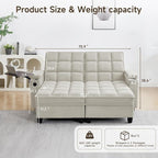 Auvsoce 71" Loveseat Recliner Chair - Image 2