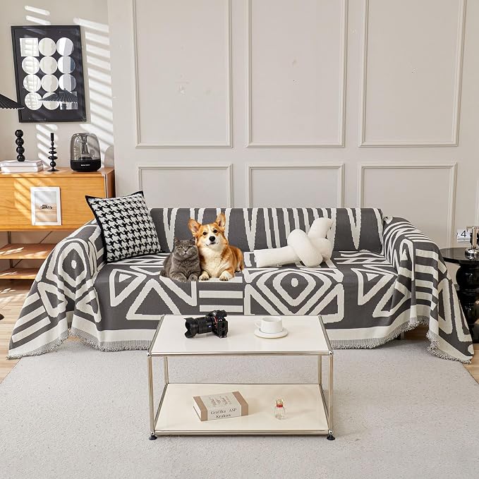 VClife Boho Couch Covers, Small Loveseat Cover by VCLIFE