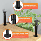 Wlrrcwdttc 4 Pcs Metal Adjustable Furniture Legs 3.15-4.72 inch, Adjustable - Image 6