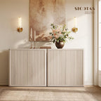 SICOTAS Buffet Cabinet with Storage 69.2" Sideboard Accent Modern Credenza with - Image 3