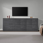SICOTAS Buffet Cabinet with Storage Accent Sideboard Modern Credenza with Doors - Image 8