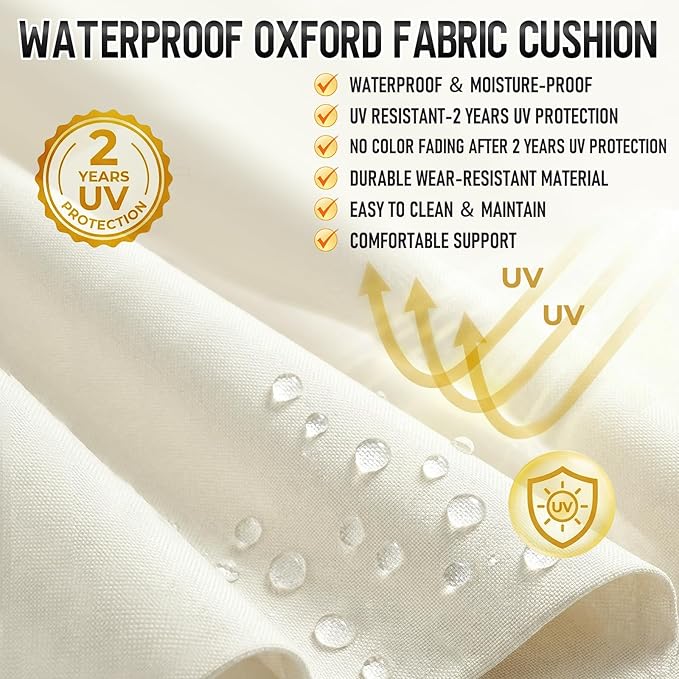 Folding Chaise Lounge Cushion Quick Dry - Image 3