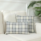 Stellhome Pack of 2 Linen Buffalo Check Throw Pillow Covers Farmhouse Plaid - Image 7