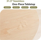 31.5" Round Dining Table for 2-4, Modern Farmhouse Kitchen Table - Image 5