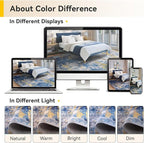 RELEANY Washable Area Rugs 3x6 Non-Slip Modern Abstract Soft - Image 9