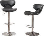 Roundhill Furniture Masaccio Cushioned Leatherette Upholstery Airlift Swivel by RoundhillFurniture