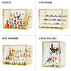Clear Yellow Acrylic Figure Display Case - Image 4
