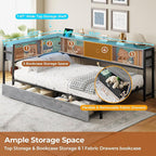 DICTAC Corner Bed Frame Twin XL - Image 5