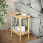 Apicizon 2 Tier End Table Set of 2, Small Side Table - Image 2