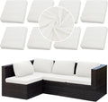 Outdoor Cushion Covers Set, Replacement by SUKAIKEQA