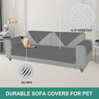 Foxdecor Couch Arm Covers Sofa Arm Cover, Arm Chair Covers Set of 2, Non-Slip - Image 4