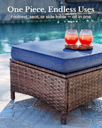 HILLGA 8-Piece Luxury Patio Furniture Set - Image 11