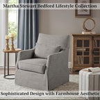 Martha Stewart London Swivel Chair - Image 4