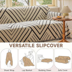 VClife Boho Sofa Cover Thick Chenille Couch Cover - Image 4