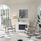 Psilvam Oversized Outdoor Rocking Chair, - Image 6