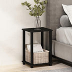 Furinno Simplistic Night Stand, 2-Tier Small Nightstand by Furinno-FitsYourSpaceFitsYourBudget