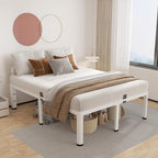 ROIL 14 Inch White King Bed Frame - Image 7