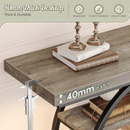 Huuger 47.2 Inch Entryway Table, Industrial Console Sofa Table - Image 5