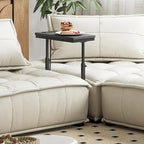 TUTOTAK End Table with Charging Station, Side Table, Tall Couch Table, Sofa - Image 4