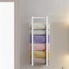 Towel Rack for Rolled Towels, Towel Rack for Bathroom, Wall Mounted Metal - Image 4