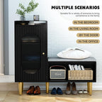HLR Storage Bench Set of 2, L-Shaped Storage Cabinet - Image 5