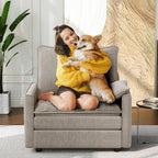 Vesgantti 40" Single Seat Sofa, Comfy Cloud Couch Deep Seat Upholstered Couch - Image 5