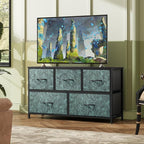 WLIVE Dresser for Bedroom with 5 Drawers, Wide Chest of Drawers, Fabric Dresser - Image 2