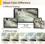 RELEANY Washable Area Rugs 5'x7' Non-Slip Modern Abstract Soft - Image 9